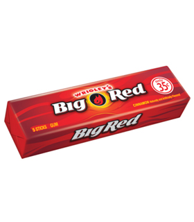 WRIGLEY BIG RED CHEWING-GUMS