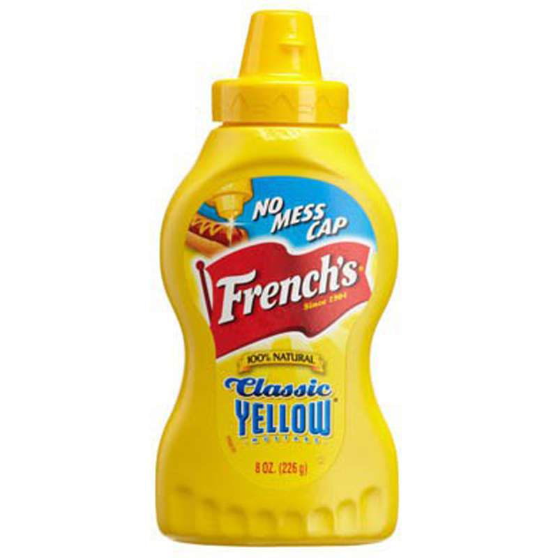 French's yellow mustard Moutarde américaine 5 en France