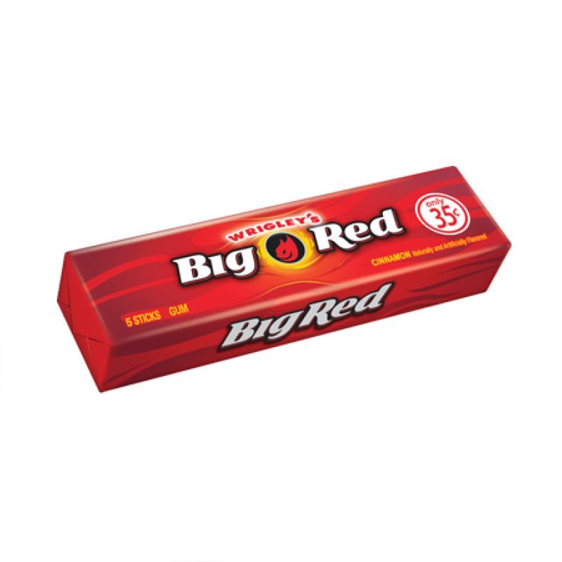 BIG RED Chewing-Gum Cannelle (Boîte de 8 paquets) 