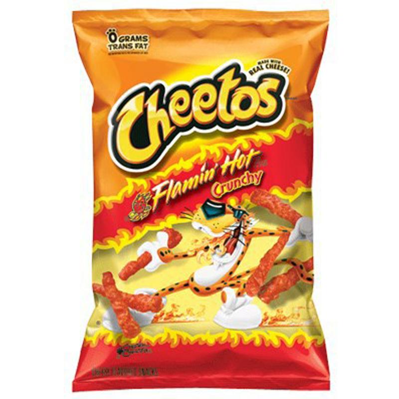 Cheetos crunchy flamin'hot