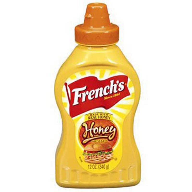 French's yellow mustard miel