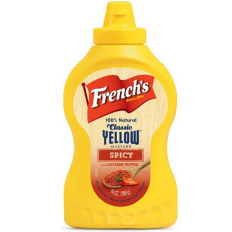 French's yellow mustard épicée