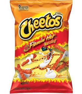 Cheetos crunchy flamin'hot